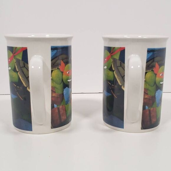 Teenage Mutant Ninja Turtles Mug Viacom 2016 Set of 2 - Picture 2 of 8